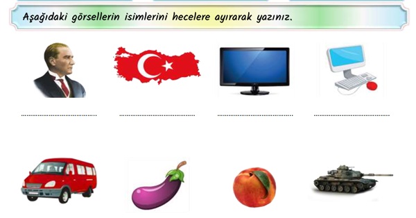 2.Sınıf Türkçe Hece Bilgisi Etkinliği-4