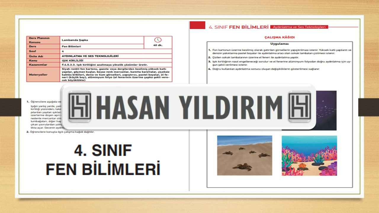 4.Sınıf Fen Bilimleri Telafi Eğitim Etkinlik Kitabı