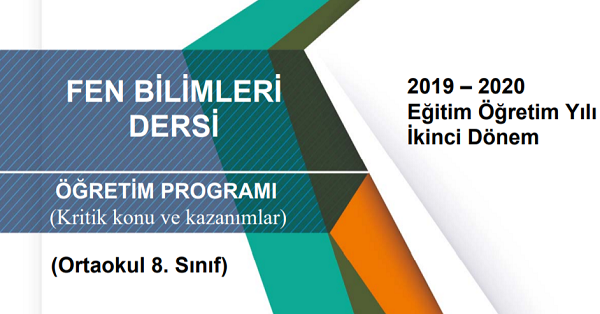 8.Sınıf Fen Bilimleri Telafi Programı, Konu ve Kazanımları