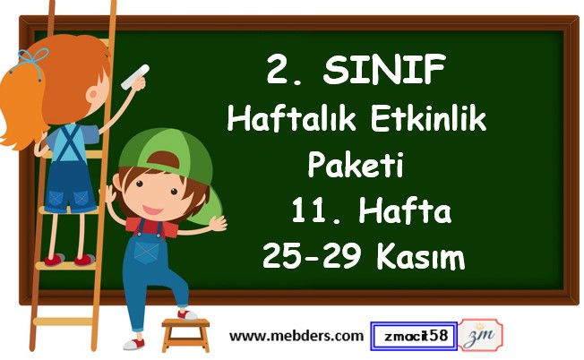 2. Sınıf 11. Hafta Etkinlik Paketi (25 - 29 Kasım)