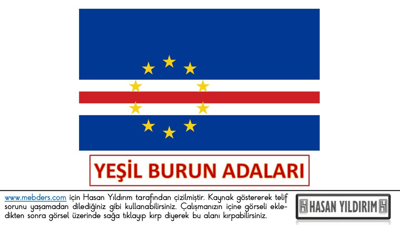 Yeşil Burun Adaları Bayrağı PNG