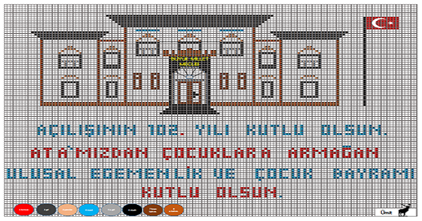 23 Nisan Meclisimizin Açılışının 101. Yıl Dönümü Kodlama Çalışması