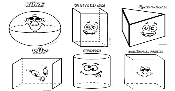2.Sınıf Matematik Geometrik Cisimler Görselleri