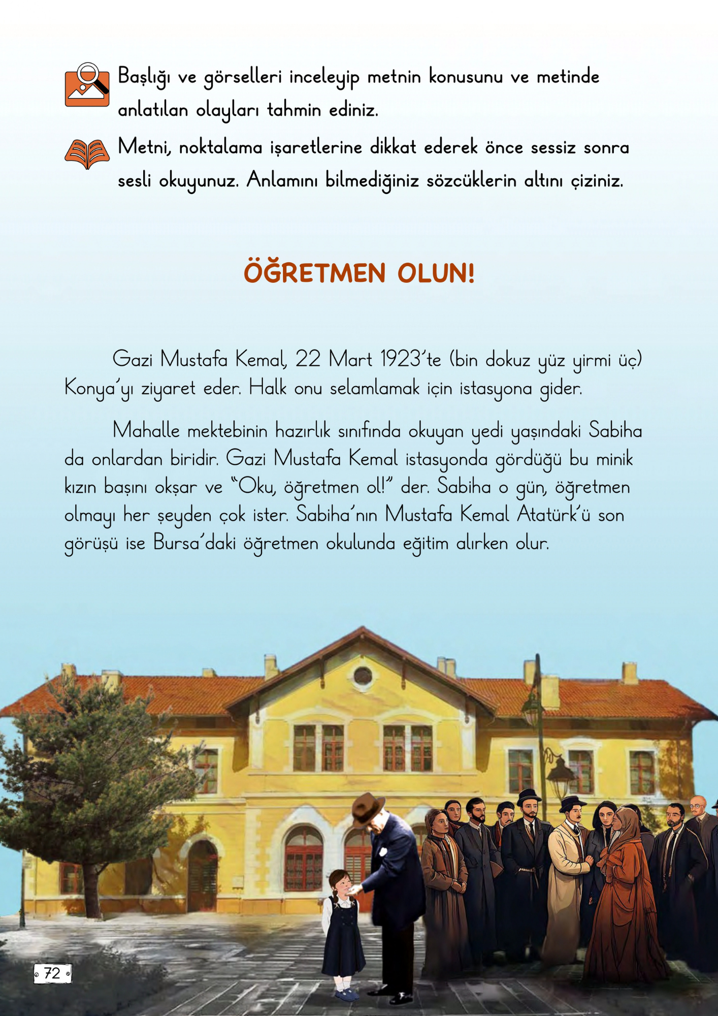 2. Sınıf Türkçe Meb Yayınları Öğretmen Olun Metni Etkinlik Cevapları