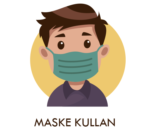 Maske kullan ikonu png (yazılı ve yazısız)