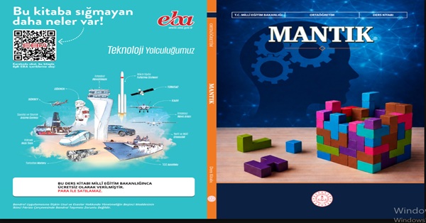 2026-2027 11.Sınıflar Mantık Ders Kitabı