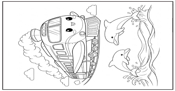 Boyama Çalışması (Sihirli Tren) 1