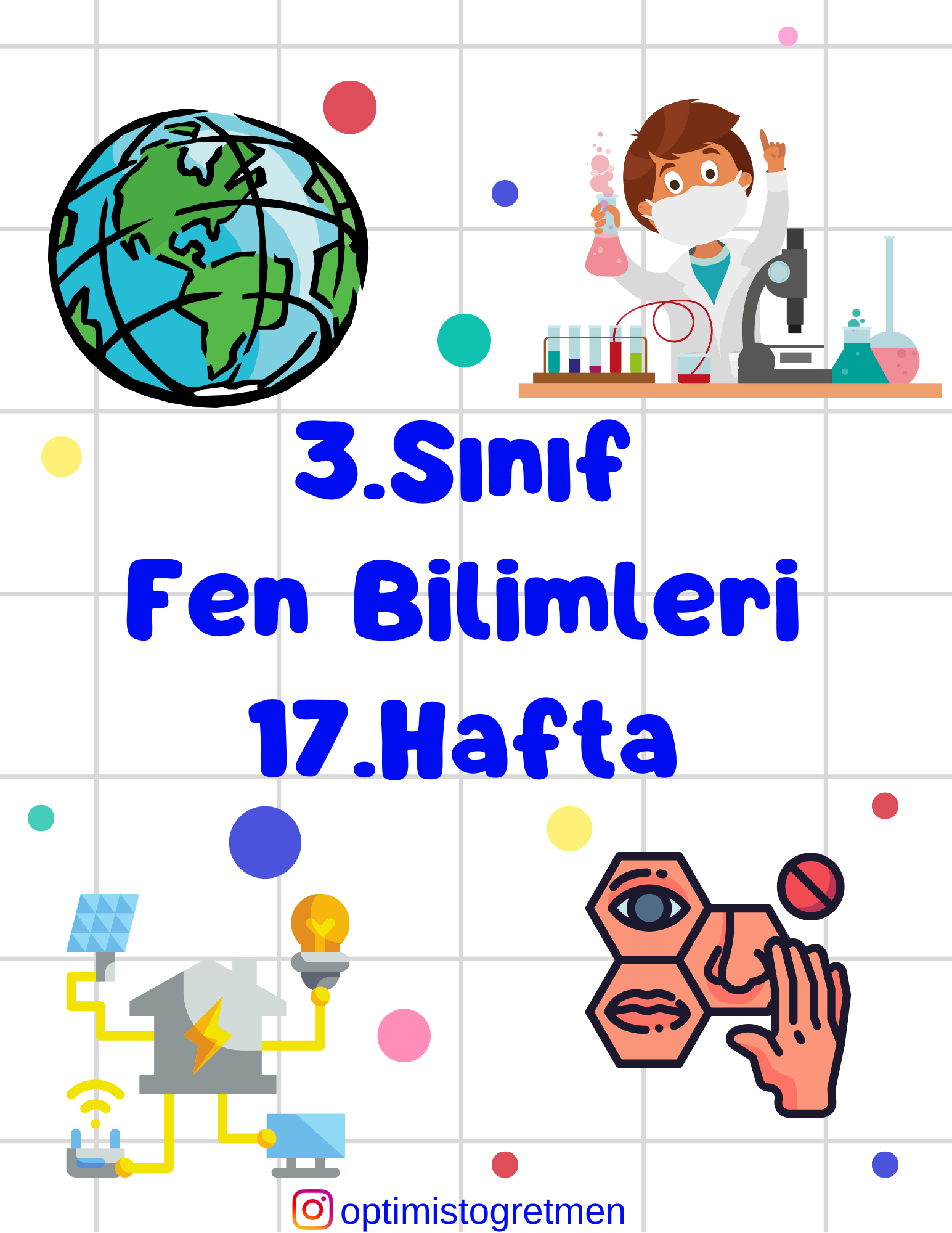 3. Sınıf Fen Bilimleri Işığın Görmedeki Rolü Çalışma Kağıdı