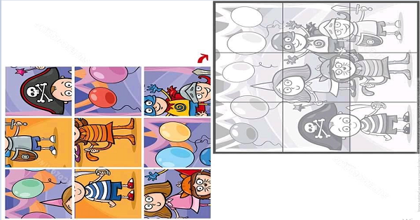 Puzzle Kes-Yapıştır Etkinliği 1