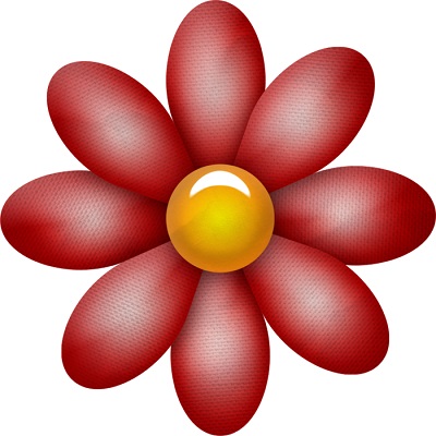 Kırmızı çiçek yaprağı resmi png