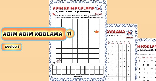 Adım Adım Kodlama Etkinliği 11 - Seviye 2