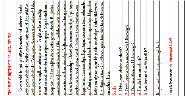 3.Sınıf - Hayat Bilgisi Temizlik Ve Hijyen Kurallarına Uyalım Konu Anlatımı