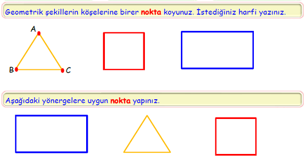 3.Sınıf Matematik Geometride Temel Kavramlar (Nokta ve Işın)-1