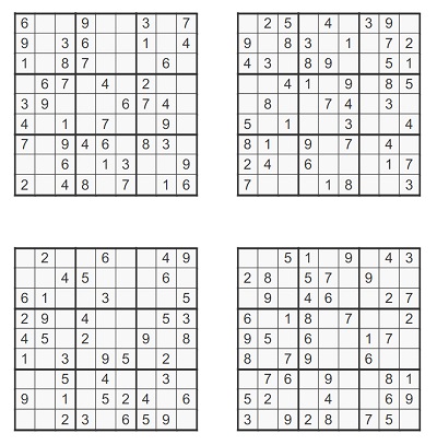 Orta Seviye Sudoku 4