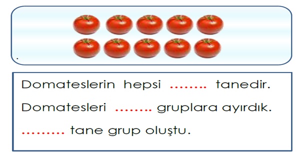 2.Sınıf Matematik Bölme İşlemi (Gruplama ve Paylaştırma) Etkinliği-2