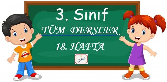 3. Sınıf 18. Hafta (15-19 Şubat) Tüm Dersler Etkinliği