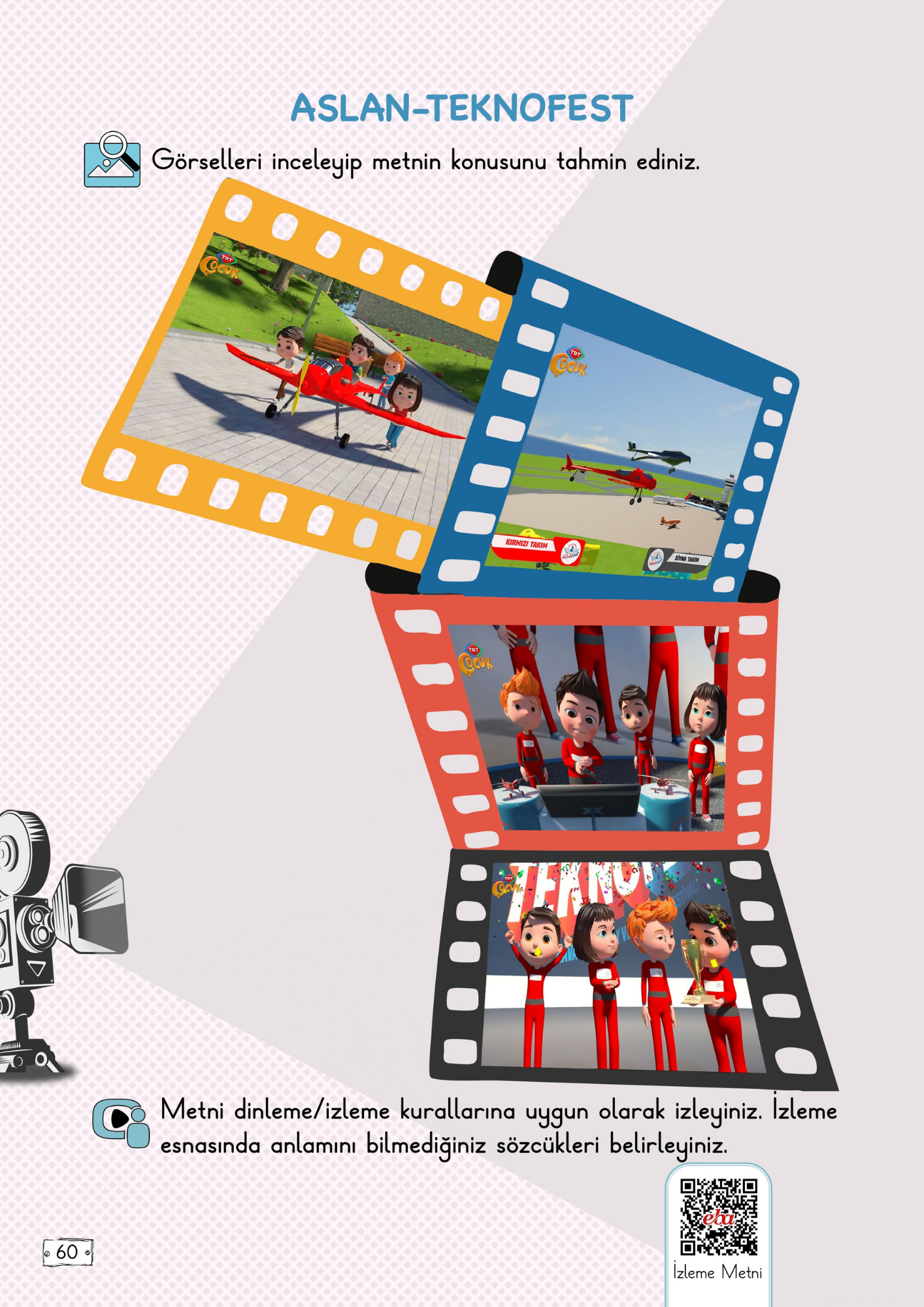 2.Sınıf Türkçe Meb Yayınları Aslan-Teknofest Metni Etkinlik Cevapları