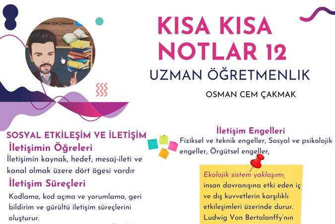 Uzman Öğretmenlik Kısa Kısa Notlar Serisi 12