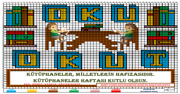 Kütüphaneler Haftası Kodlama Çalışması