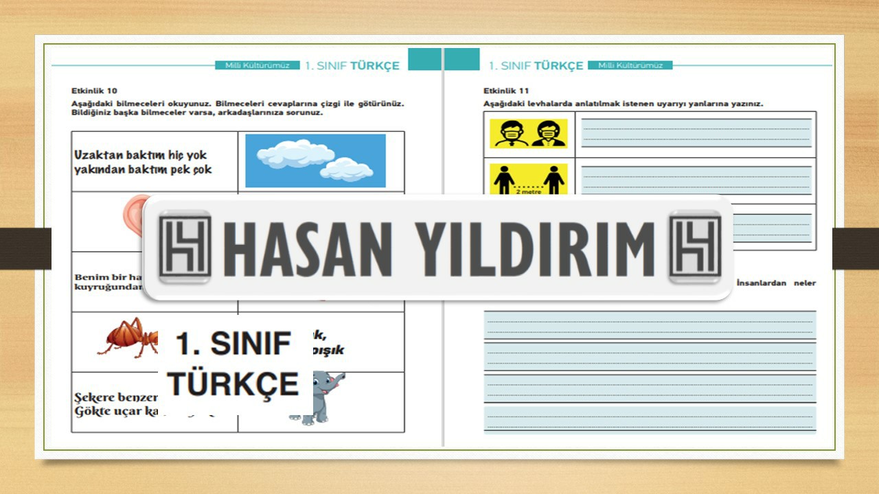 1.Sınıf Türkçe Telafi Eğitim Etkinlik Kitabı