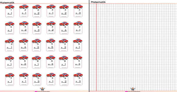 1. Sınıf Matematik 10 İçinde Toplama Alıştırmaları