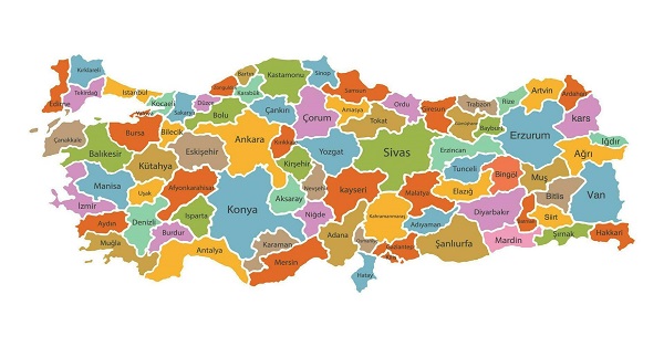 Türkiye Siyasi Haritası 2