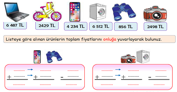 4.Sınıf Matematik Toplama İşlemi Sonucu Tahmin Etme-3