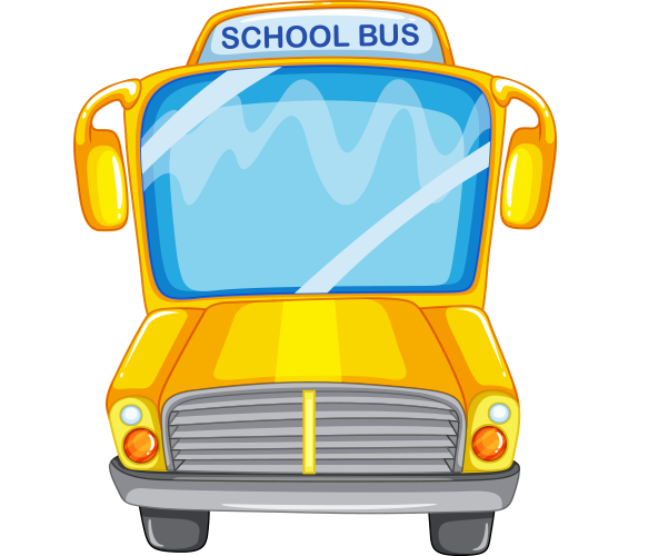 Önden çekilmiş okul otobüsü resmi png