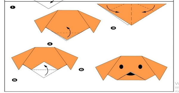 K-k Sesi Köpek Origami Etkinliği 2