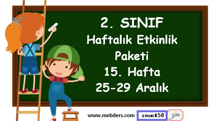 2. Sınıf 15. Hafta Etkinlik Paketi (25-29 Aralık)