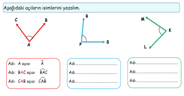 4.Sınıf Matematik Açılar Etkinliği