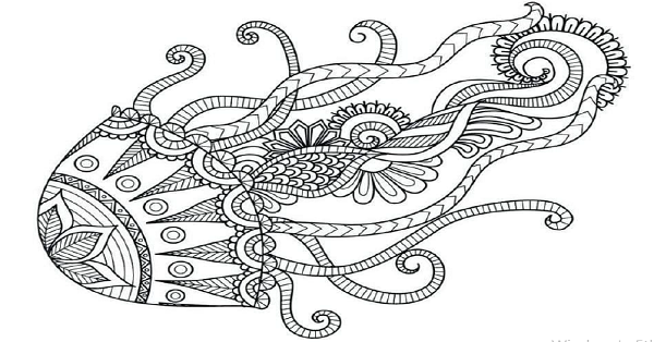 Mandala Ahtapot Boyama