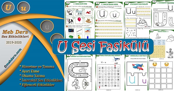 1.Sınıf İlkokuma U Sesi Fasikülü