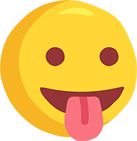 El çizimi dil çıkaran png emoji resmi