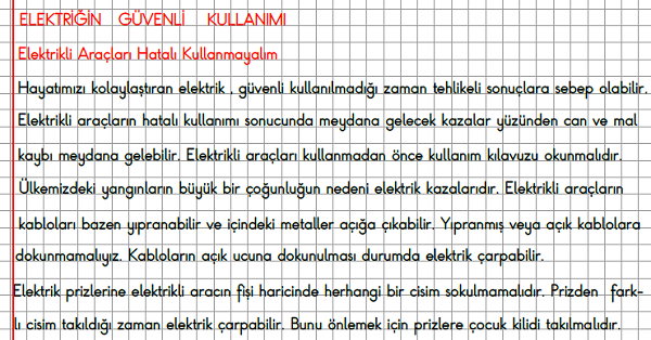 3.Sınıf Fen Bilimleri Elektriğin Güvenli Kullanımı Konu Anlatımı