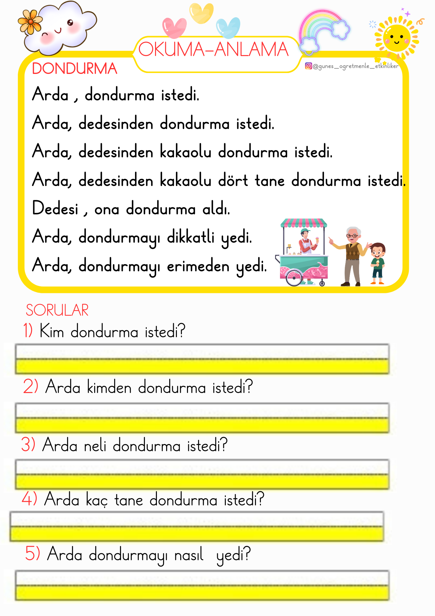 1.Sınıf D Sesi Etkinlikleri