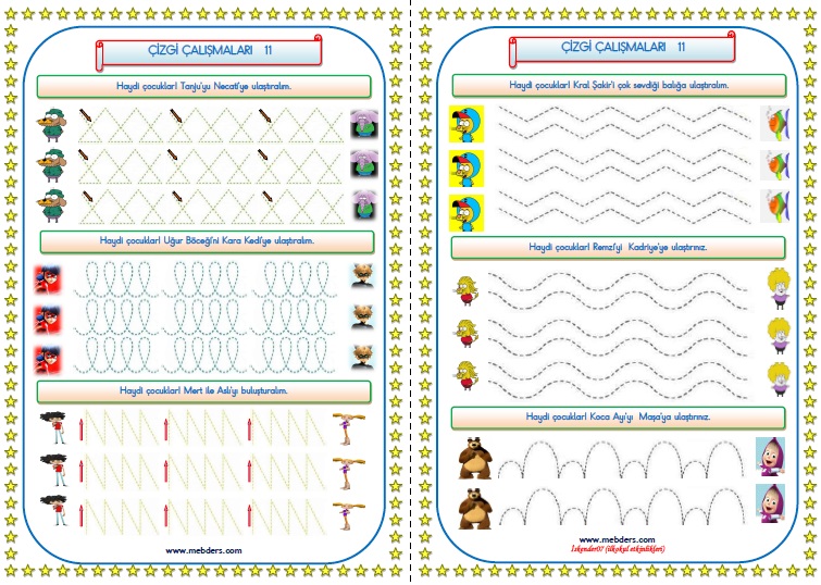 1.SINIF ÇİZGİ ÇALIŞMALARI  11