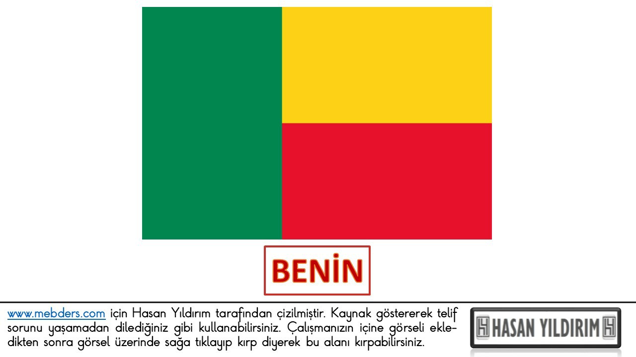 Benin Bayrağı PNG