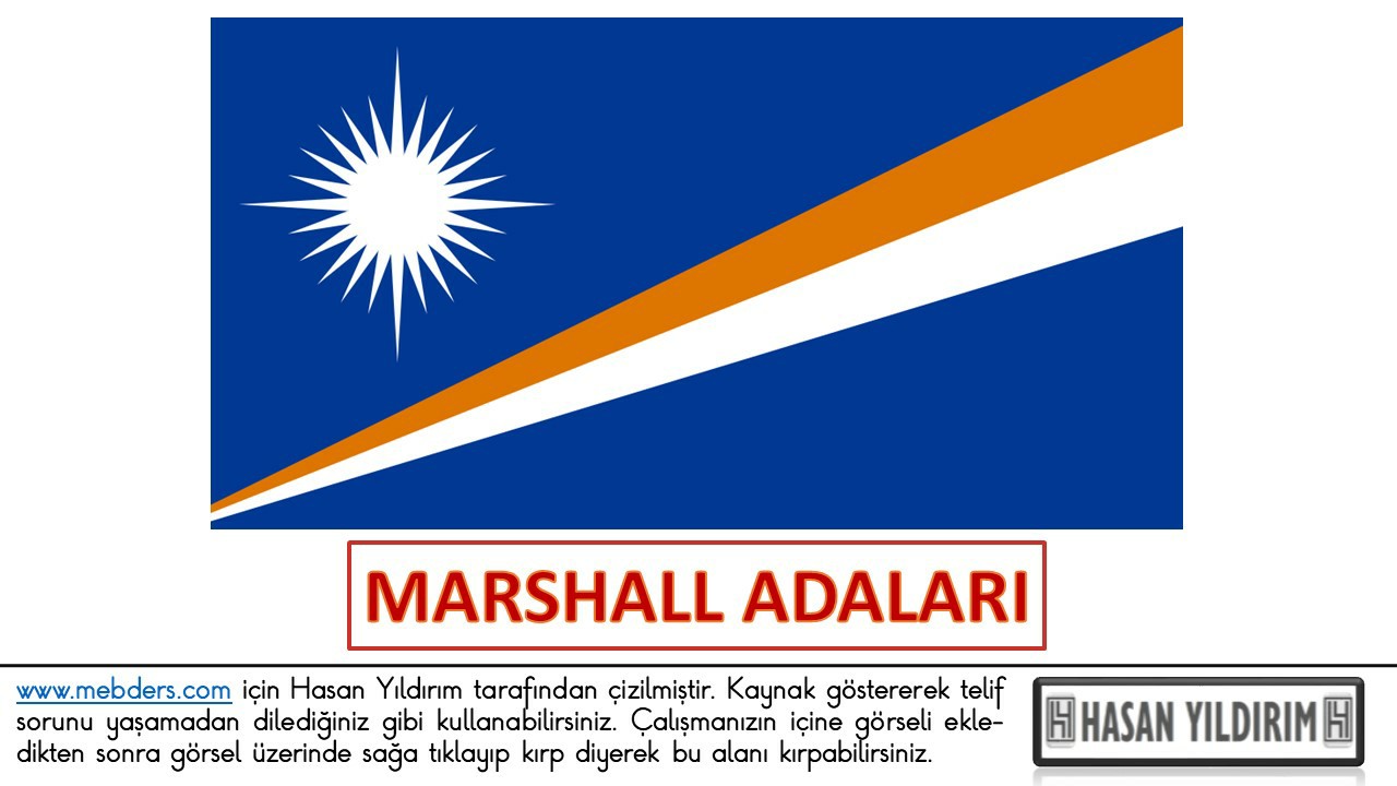 Marshall Adaları Bayrağı PNG