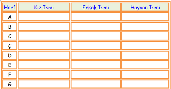 1.Sınıf Türkçe Alfabe Etkinliği-6