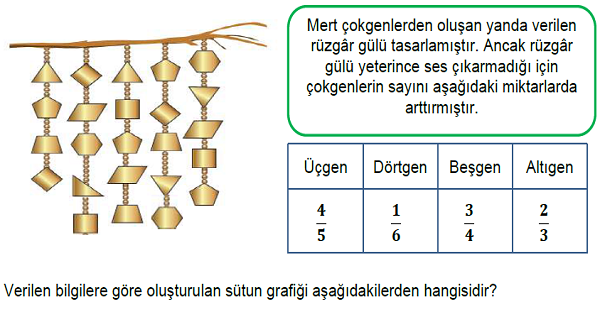 4.Sınıf Matematik Veri Toplama ve Değerlendirme (Sütun Grafiği) Yeni Nesil Sorular-1