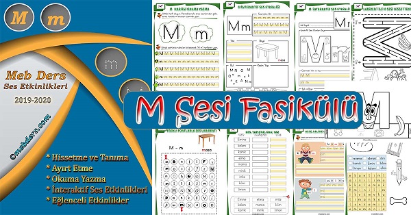 1.Sınıf İlkokuma M Sesi Fasikülü