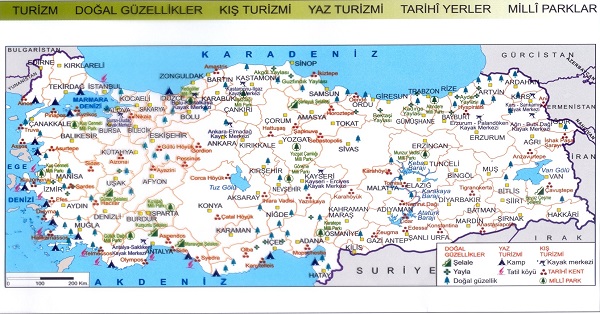 Türkiye Turizm Haritası 2