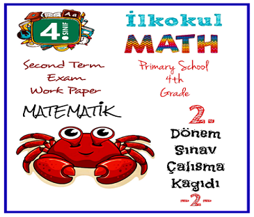 4.Sınıf Matematik 2.Dönem Sınav Çalışma Kağıdı 2