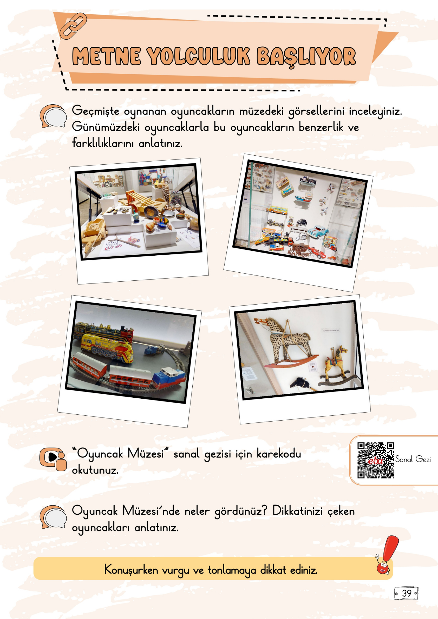 2.Sınıf Türkçe Meb Yayınları Lokum, Oyun ve Oyuncak Müzesi'nde Metni Etkinlik Cevapları