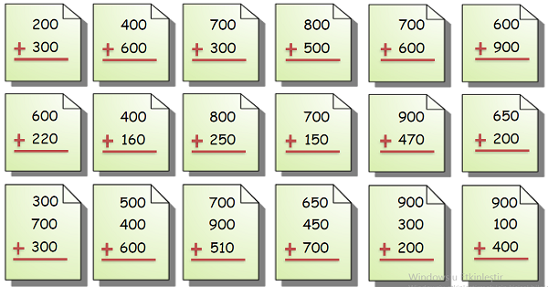 4.Sınıf Matematik Zihinden Toplama İşlemi-1