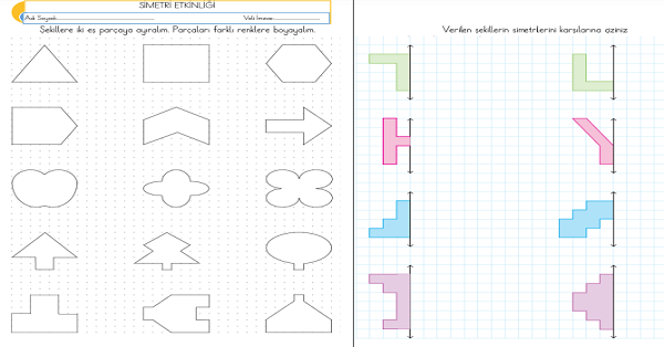 2.Sınıf - Matematik Simetri Etkinliği-3