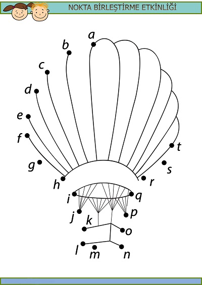 Balon harfli nokta birleştirme etkinliği