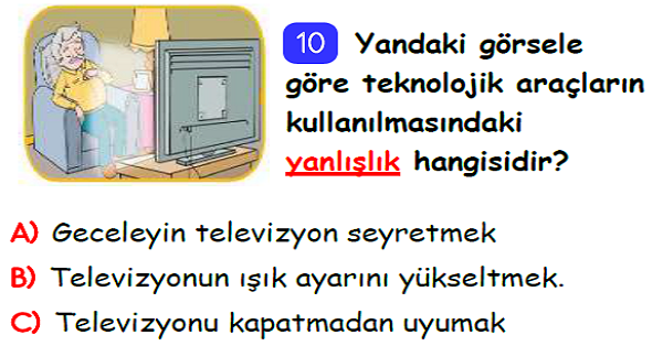 3.Sınıf Hayat Bilgisi Evimizde Hayat Ünite Değerlendirme-1