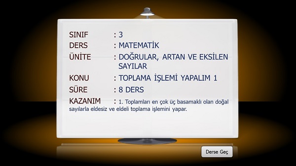 3.Sınıf Matematik Toplama İşlemi Yapalım Sunusu